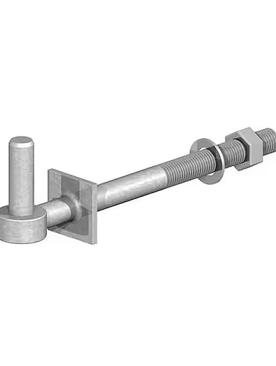 13" Gate Fitting Hooks to Bolt