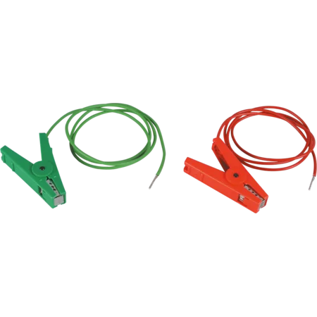 2 Lead Connectors, red and green