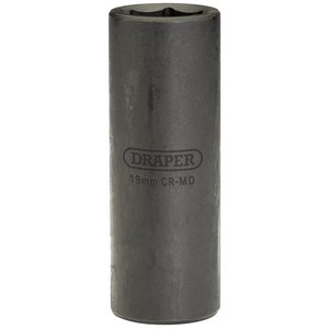 Draper HI-TORQ® Deep Impact Socket, 1/2" Sq. Dr., 24mm 19mm