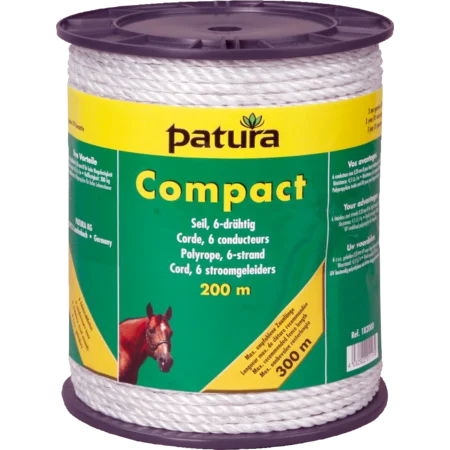 Compact Polyrope, 200 m roll, white