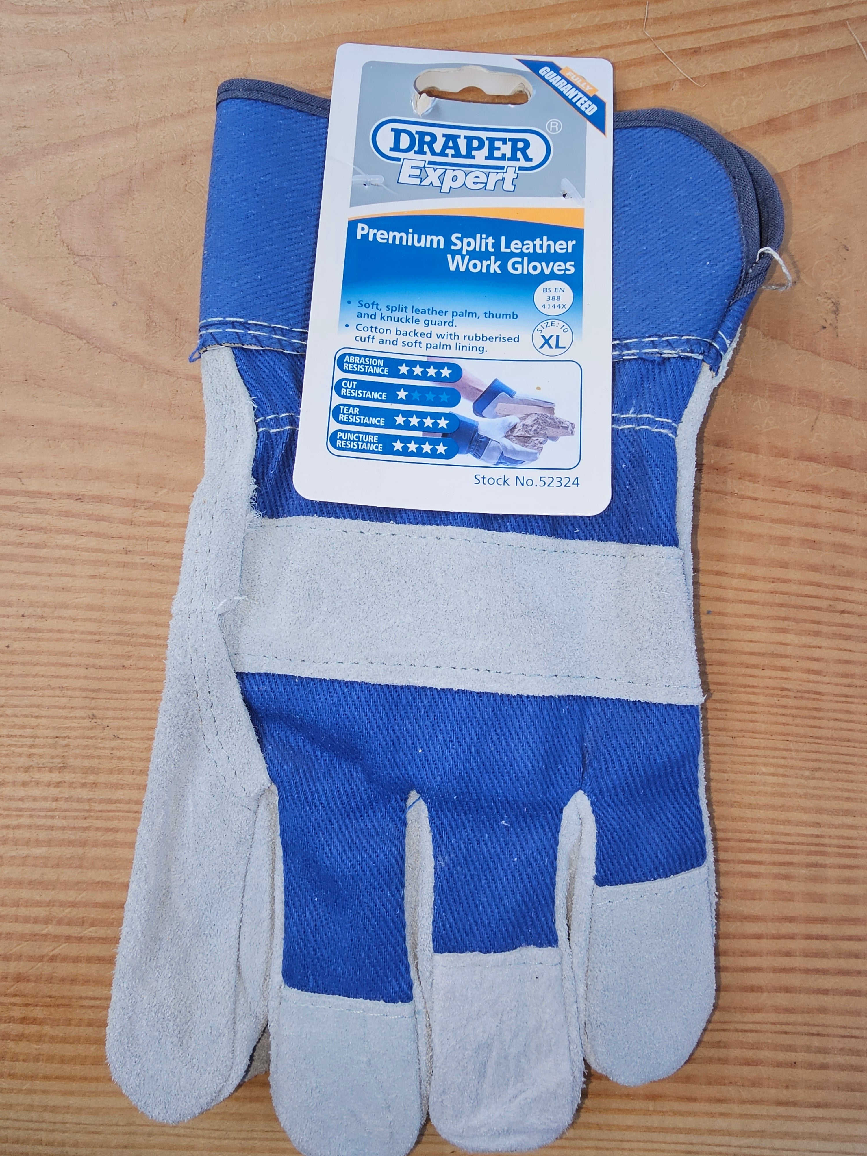 XL Premium Split Leather Work Gloves