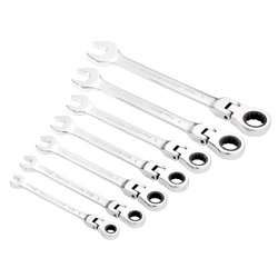 Draper HI-TORQ® Metric Ratcheting Combination Spanner Set (7 Piece)