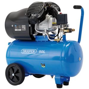 50L Direct Drive V-Twin Air Compressor, 2.2kW/3hp
