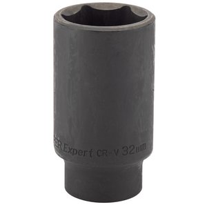 Draper HI-TORQ® Deep Impact Socket, 1/2" Sq. Dr., 32mm