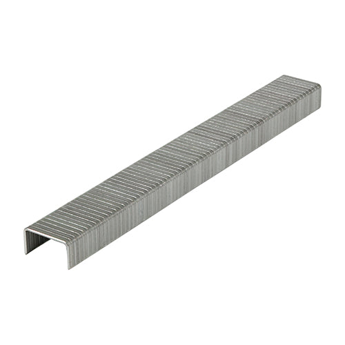8mm Heavy Duty Staples - Chisel Point - Galvanise