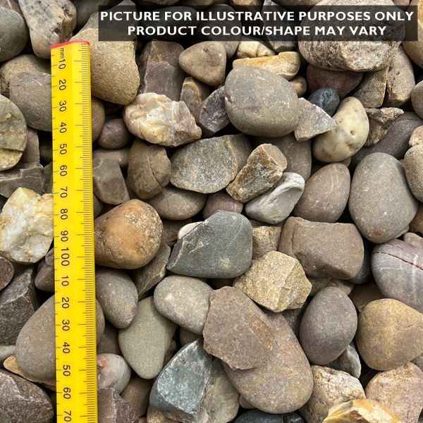 40mm Washed Gravel per 0.9 m²