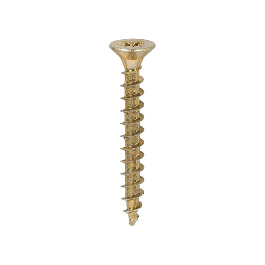 5.0 x 40.Solo Woodscrew PZ2 CSK ZYP