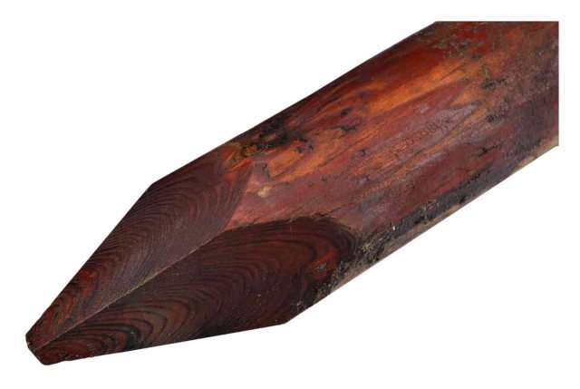 90mm x 2.7m Creosote Treated Deer Round Fence Post