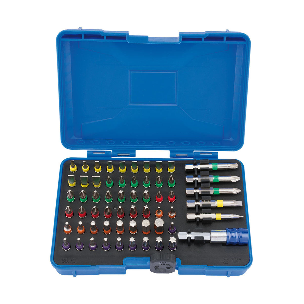 Draper Expert Coloured Screwdriver Bit Set (60 Piece)