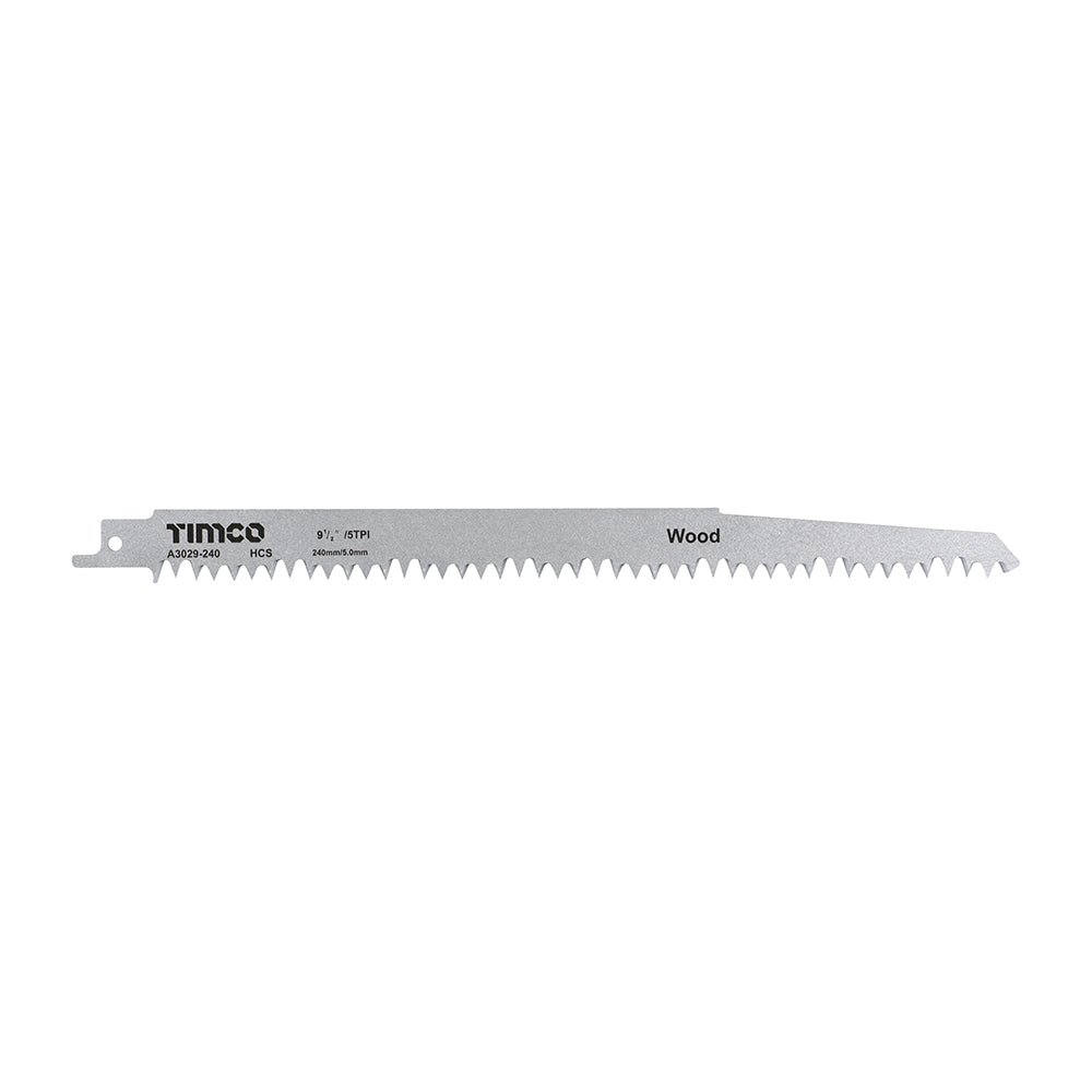 Reciprocating Saw Blades - Wood Cutting - High Carbon Steel - S1531L