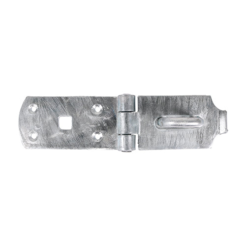 8" Secure Bolt On Hasp & Staple - Heavy Duty - Hot Dipped Galvanised