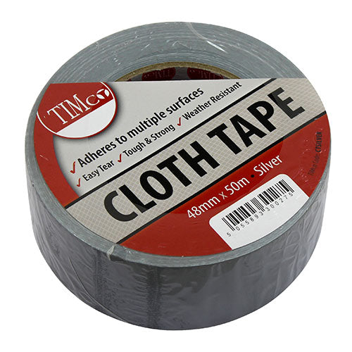 Silver cloth tape