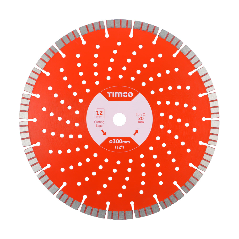 300 x 20.0 Premium Diamond Blade - Turbo Segmented