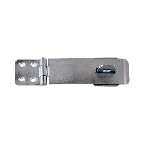 3"Safety Pattern Hasp & Staple - Zinc