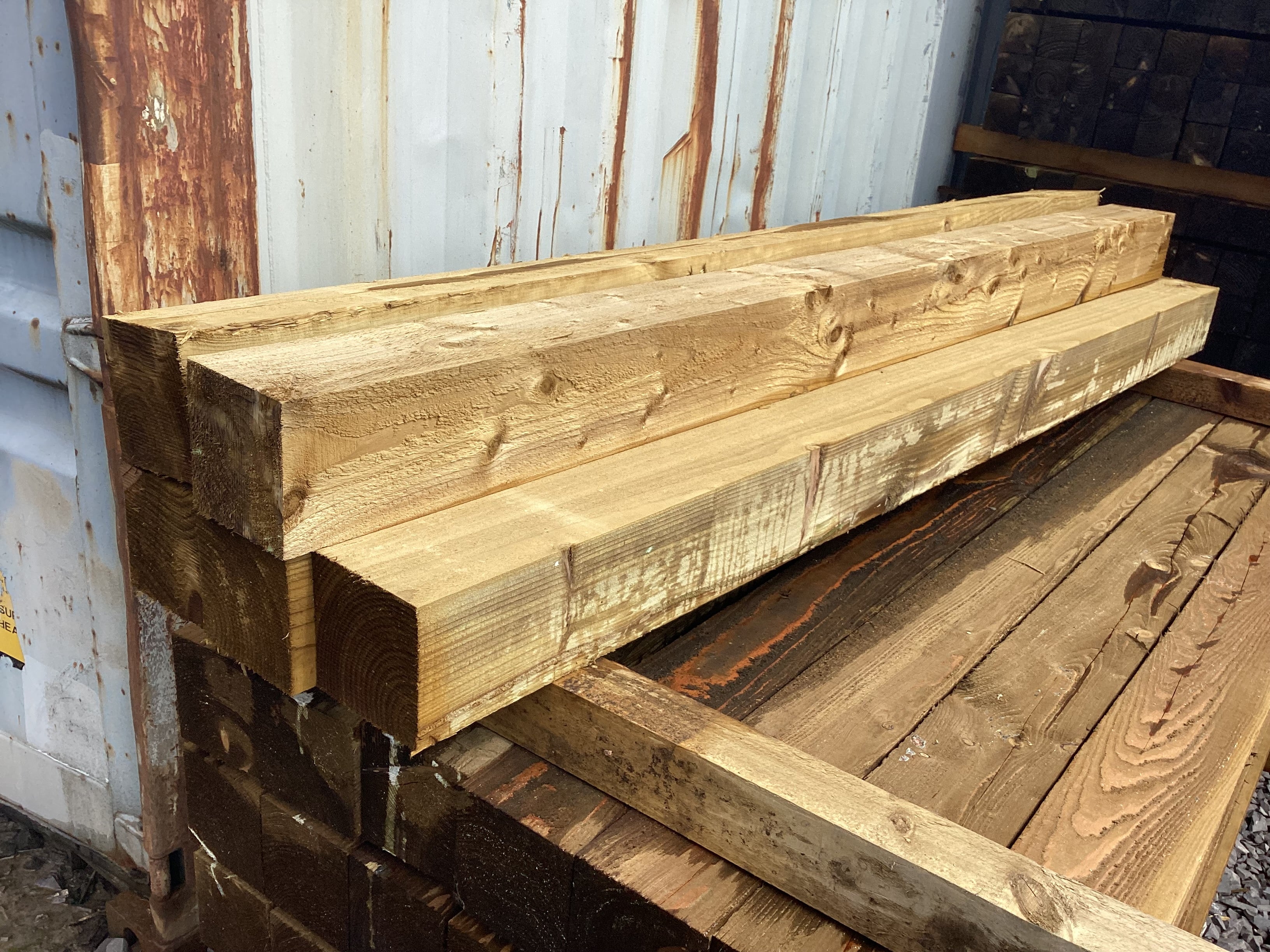 150x150x3600 square deer strainer post