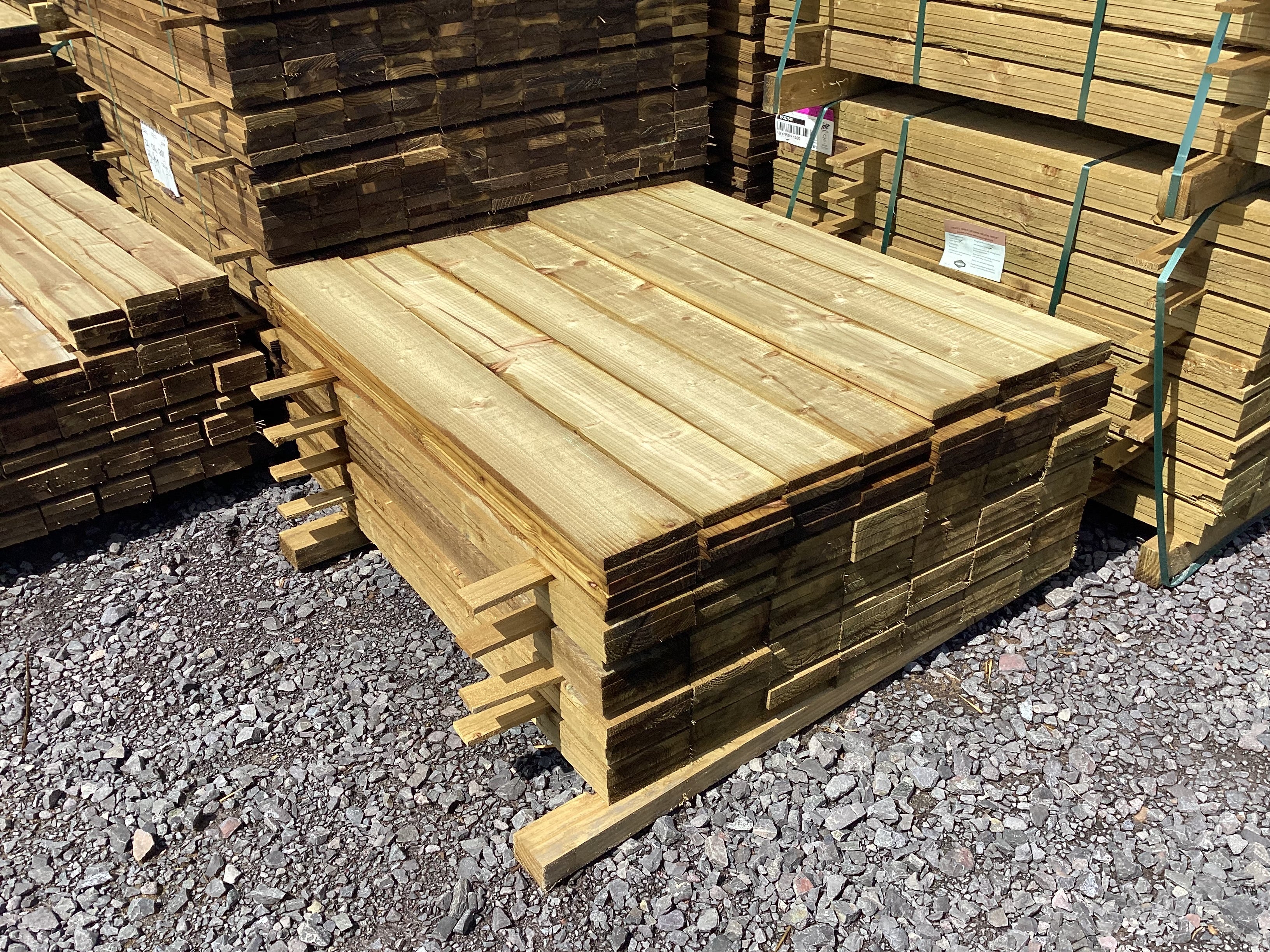 19x150x1200 slats/boards