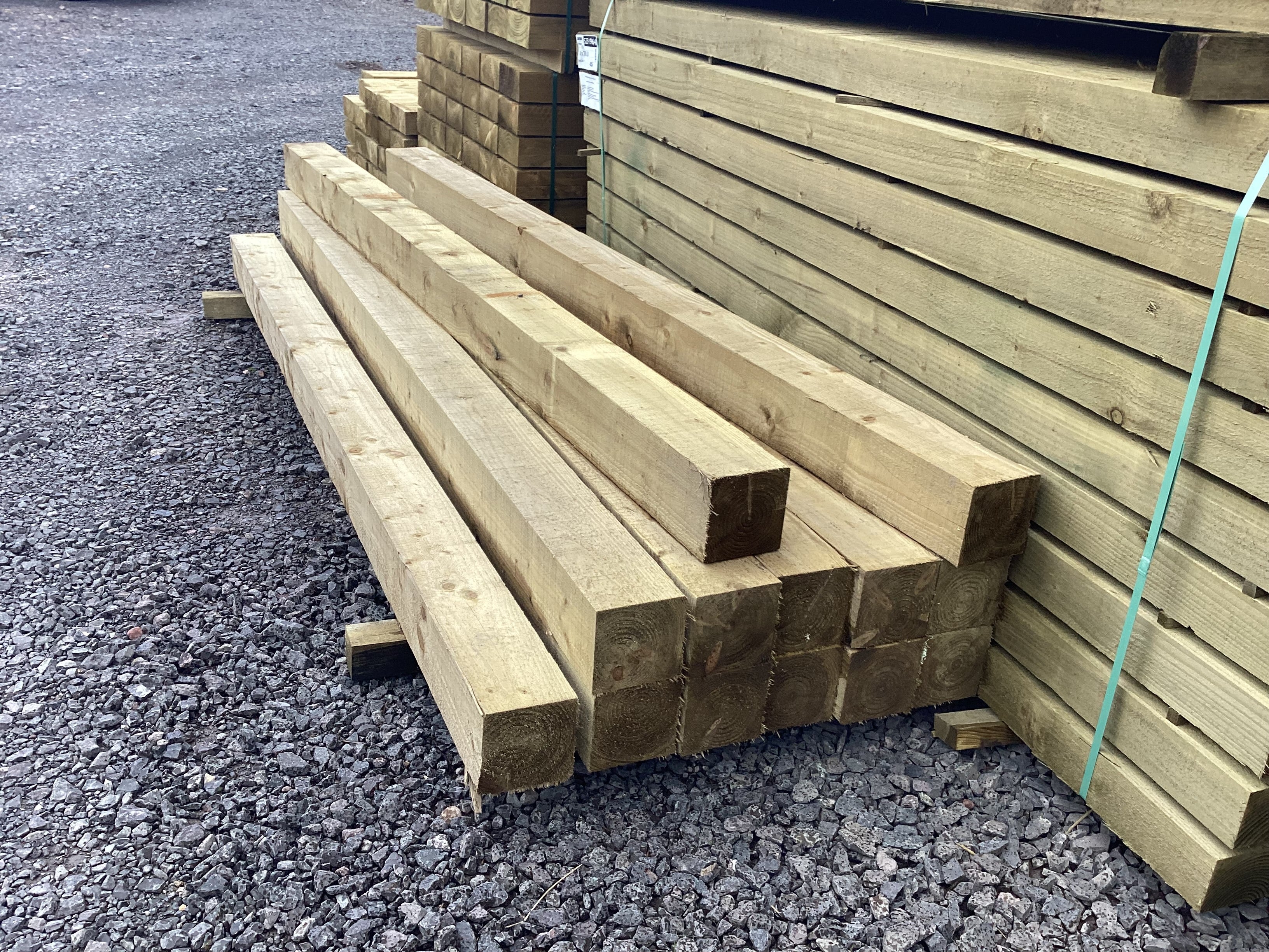 150x150x3000 square deer strainer post