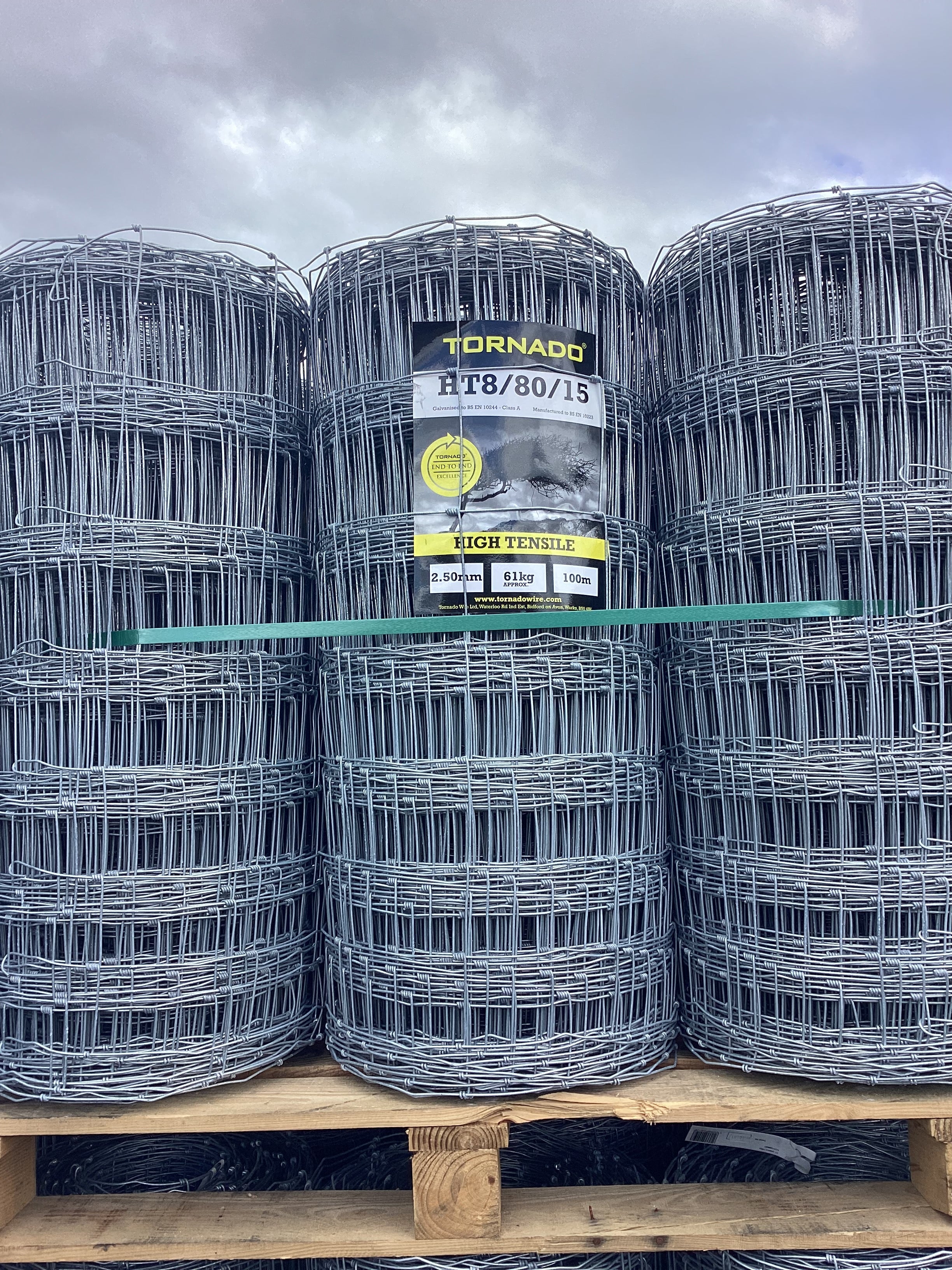 HT8/80/15 100m stock net/rylock