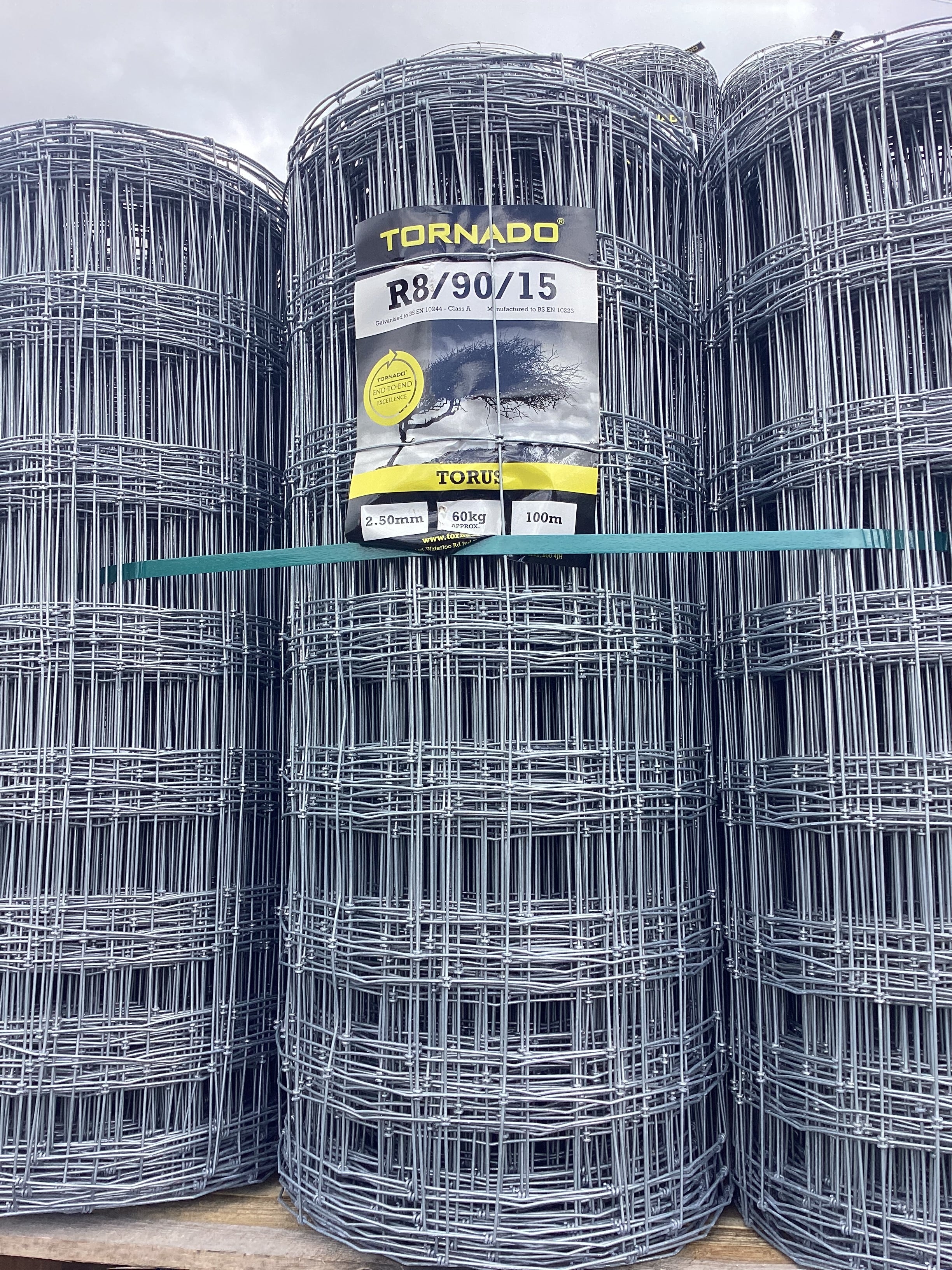 R8/90/15 (100M) stock net/rylock