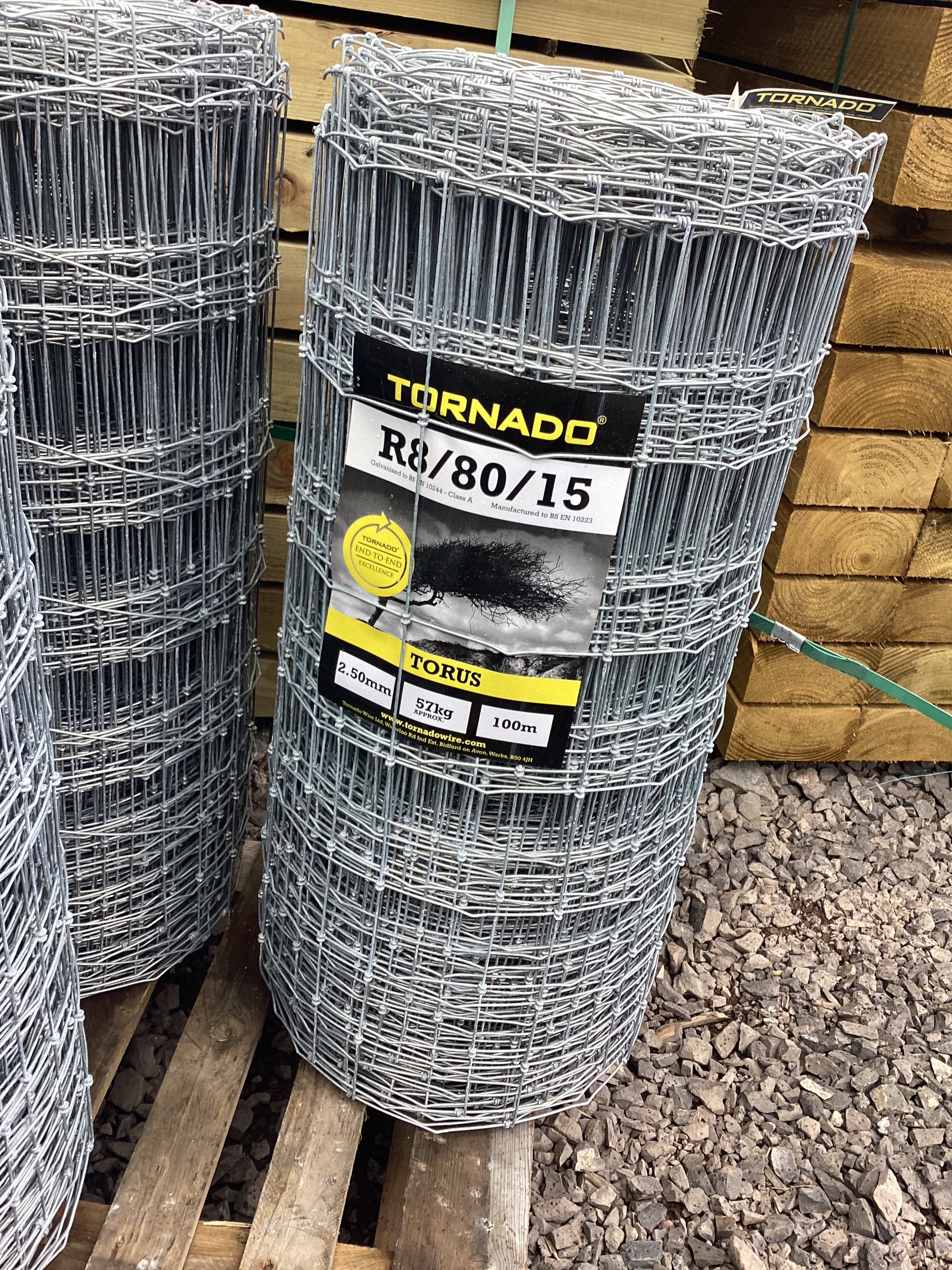 R8/80/15 (100M) stock net/rylock