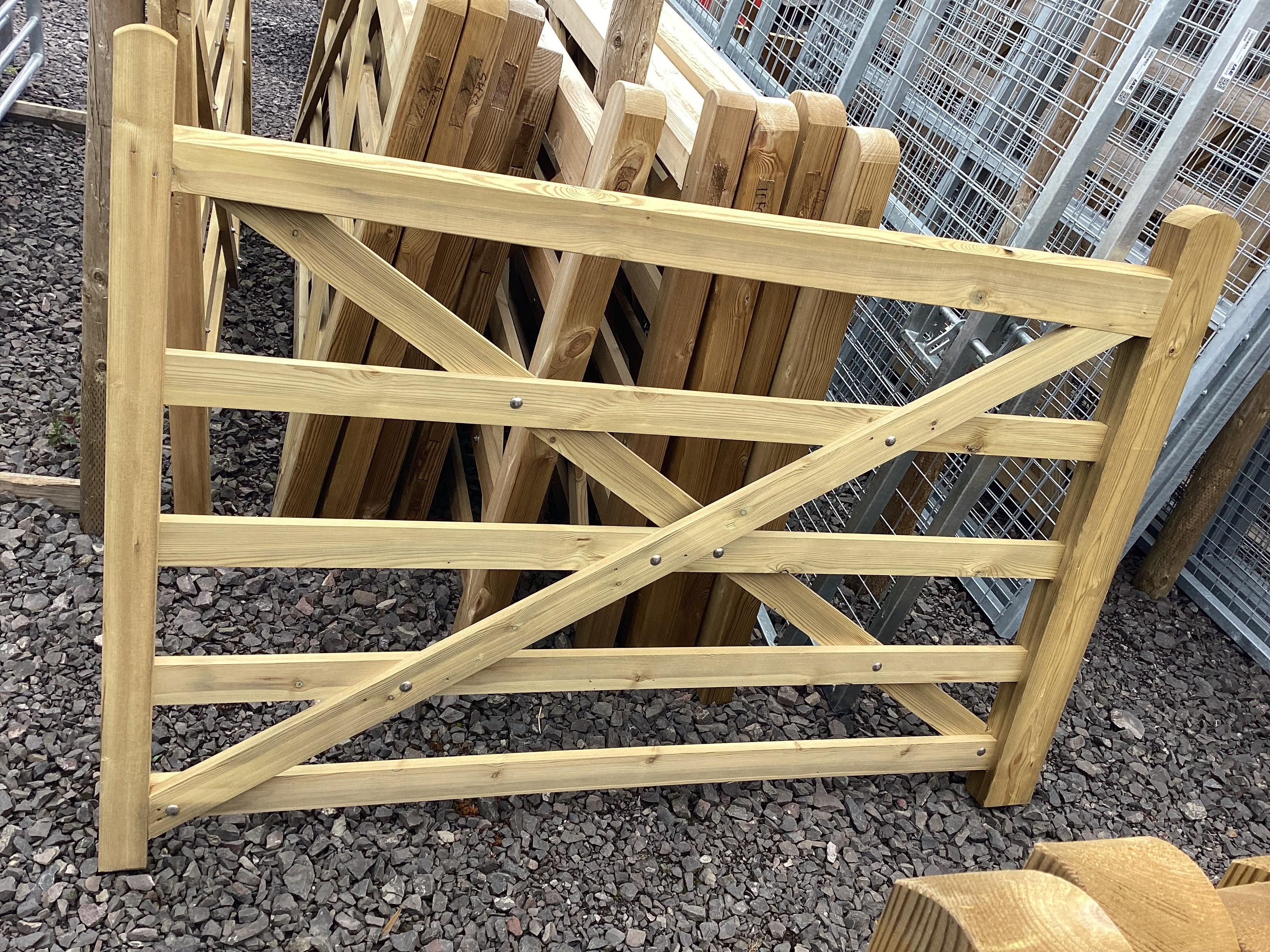 6ft Wooden Field Gate