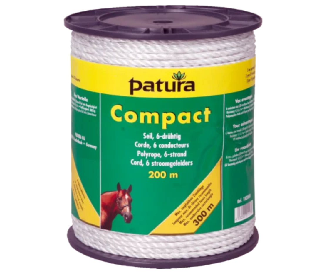 Compact Polyrope, 200 m roll, white