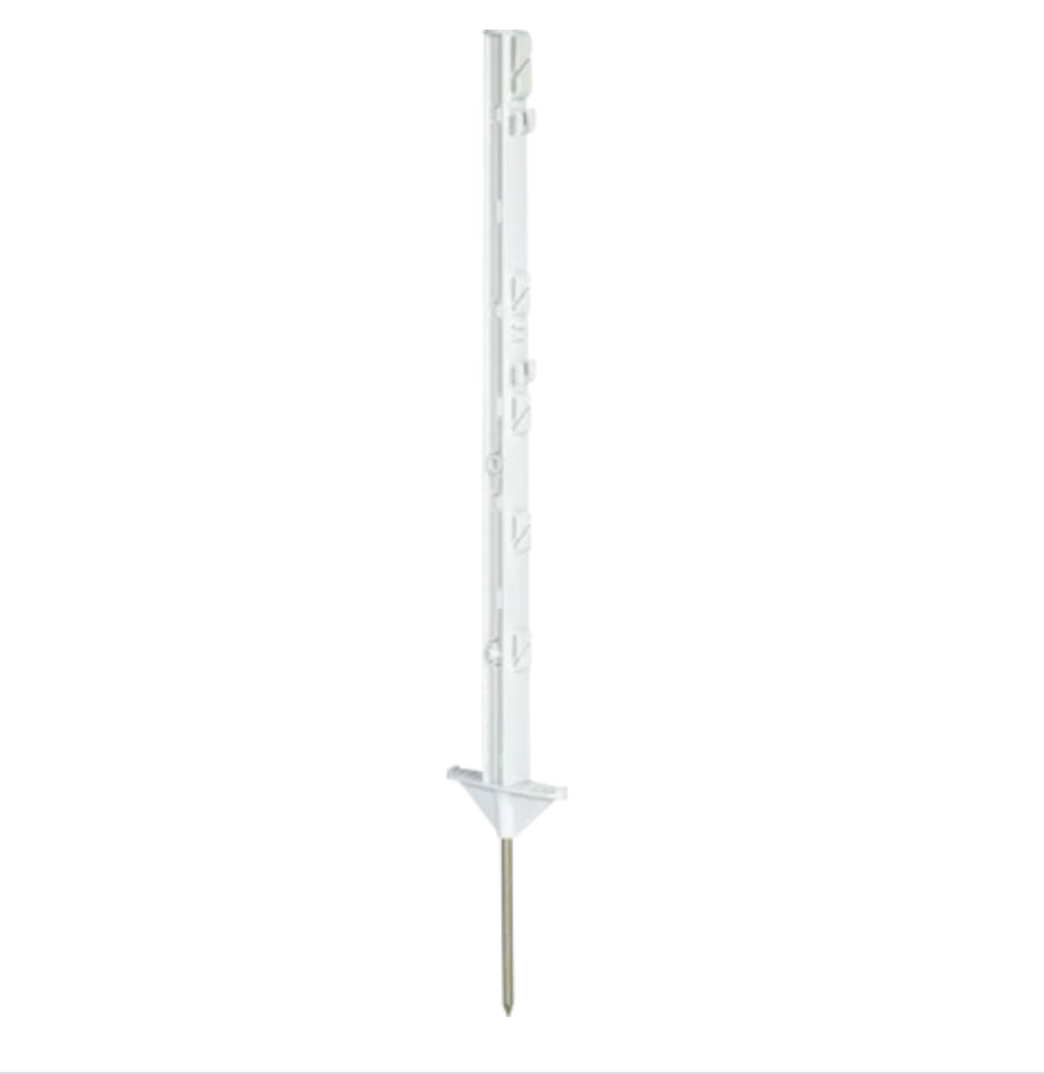 Plastic Post, white, 1.05 m