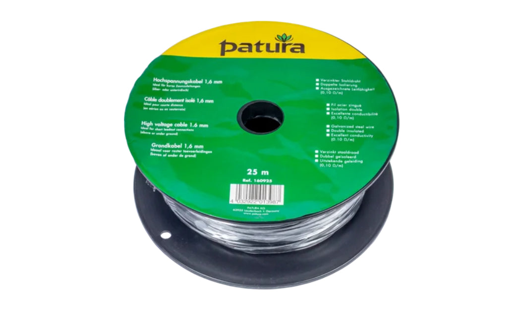 High Voltage Cable 1.6 mm, 25 m Roll