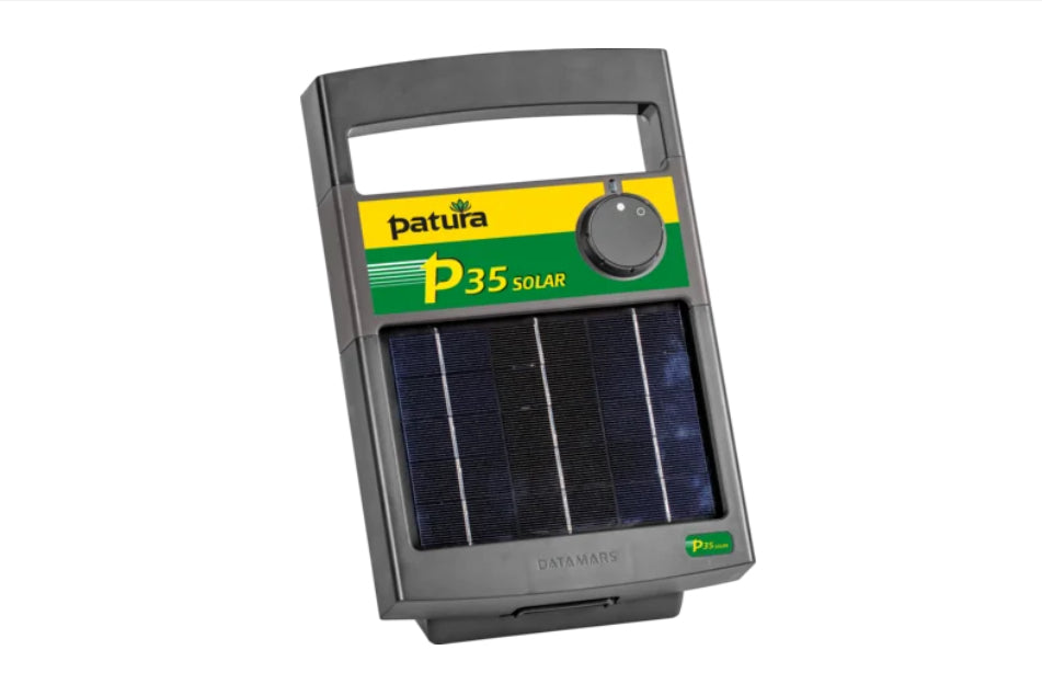 P35 Solar energiser & battery - 6V/4AH