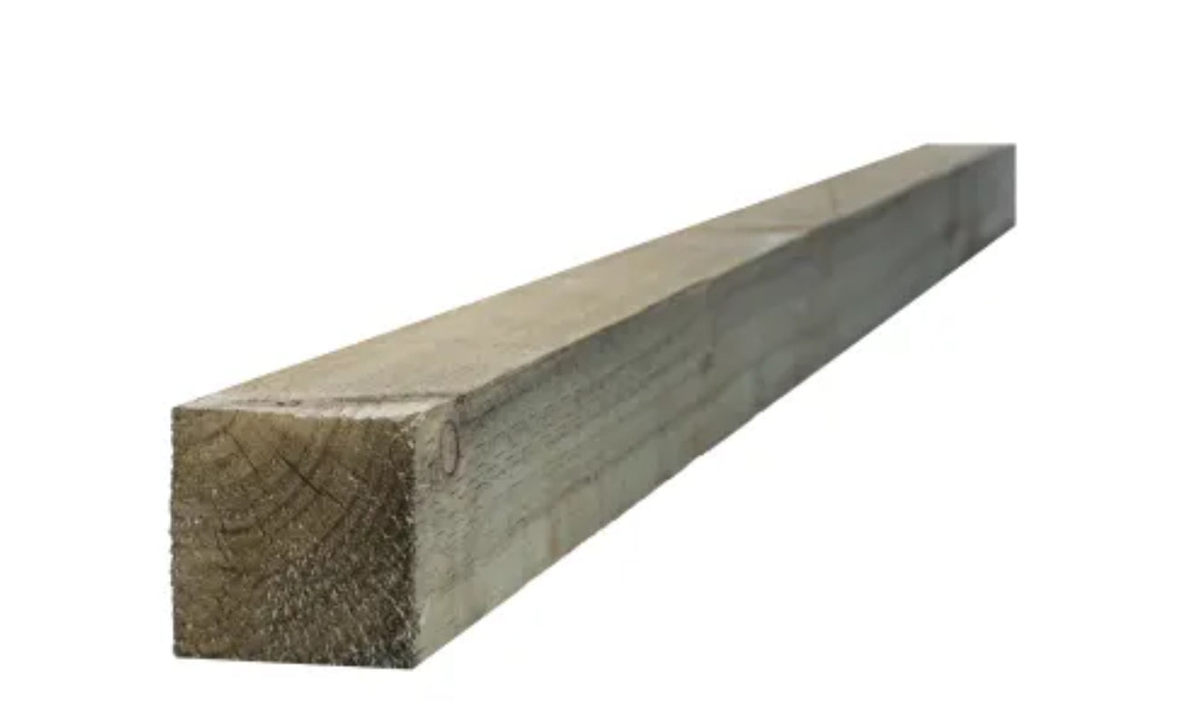 75X75X1800 3x3 stock Post/stob