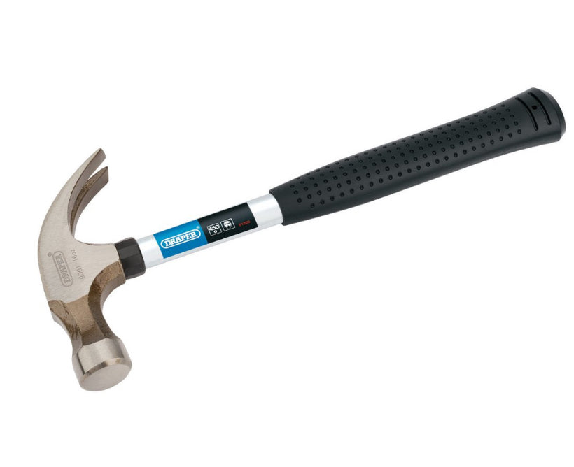 Claw Hammer with Steel Tubular Shaft, 450g/16oz