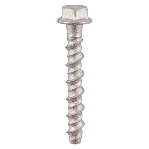 6.0X50 Multi-Fix Masonry Bolts - Hex - Exterior - Silver - Bag