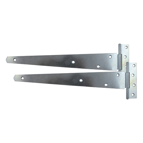 12" Pair of Medium Tee Hinges - Hot Dipped Galvanised