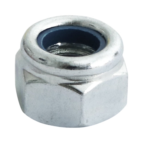 M8 Nylon Nuts - Type P - Zinc  (10)