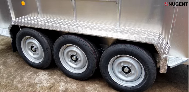 Aluminum Mudguards for Nugent Trailer - POA
