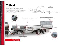 Nugent Tiltbed  Trailer 4.9m x 2m  3,500kg   TB4920H