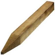75x75mm x 1.65m (3"x3") Treated Stock Square Fence Post
