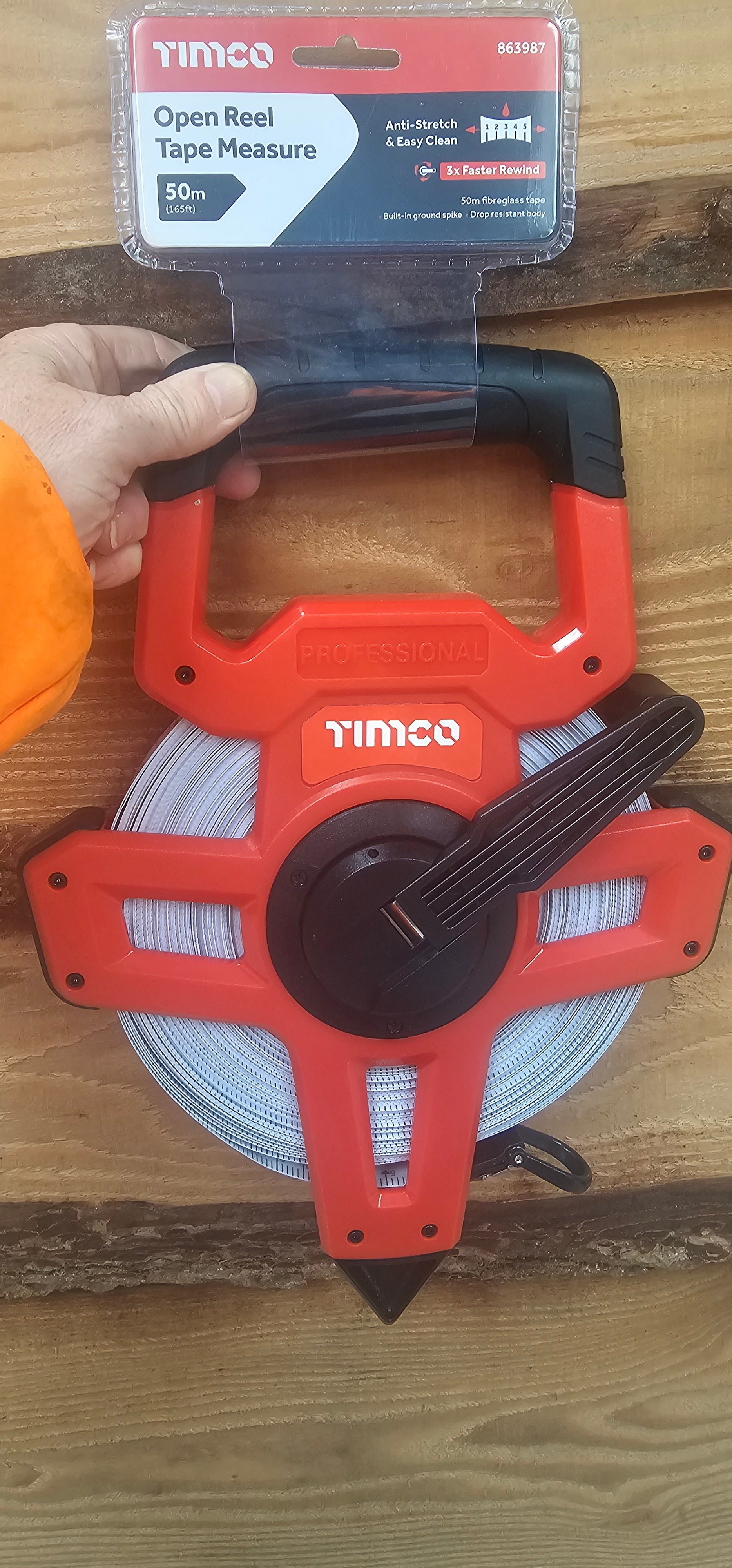 Open Reel Tape Measure 50m