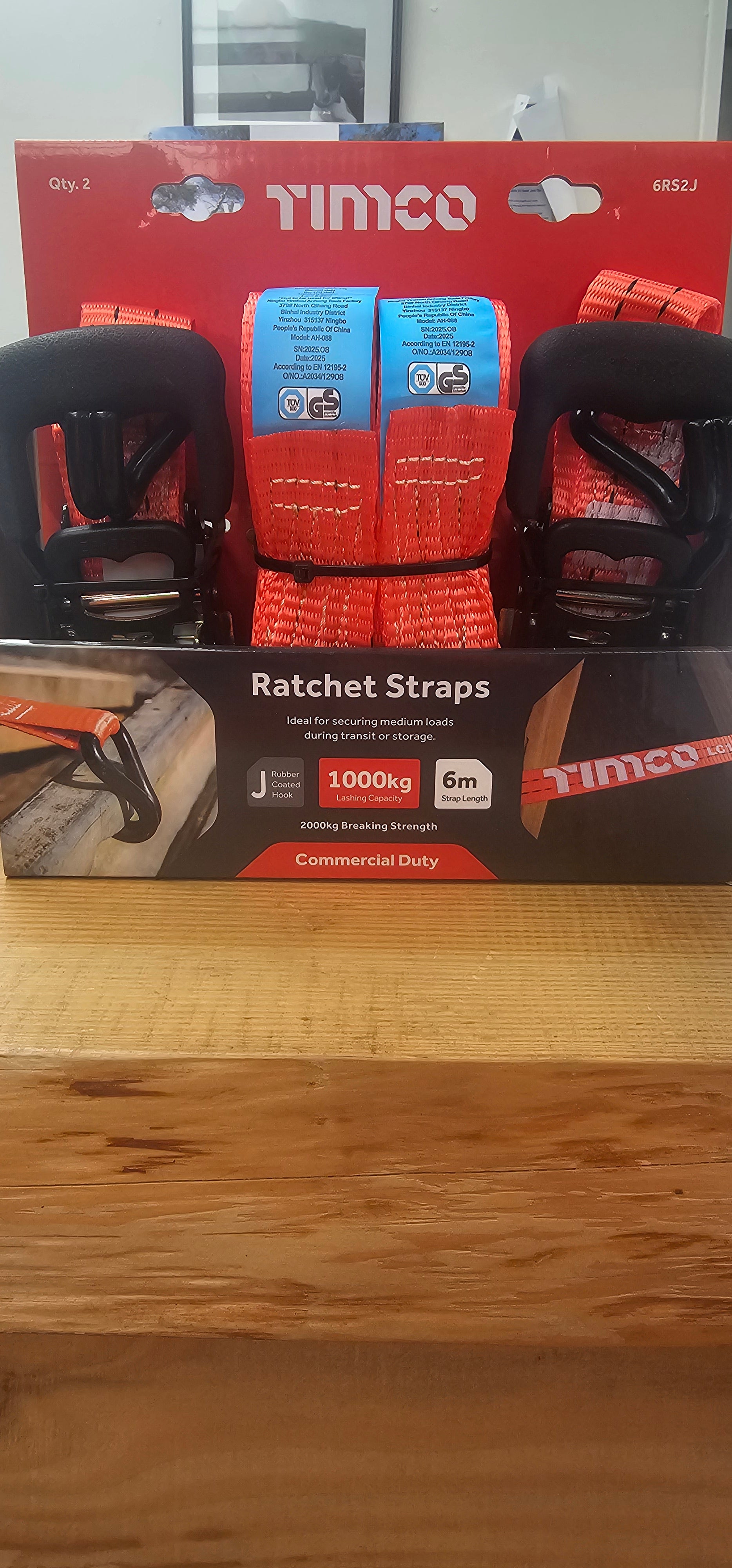 1000kg Ratchet Straps