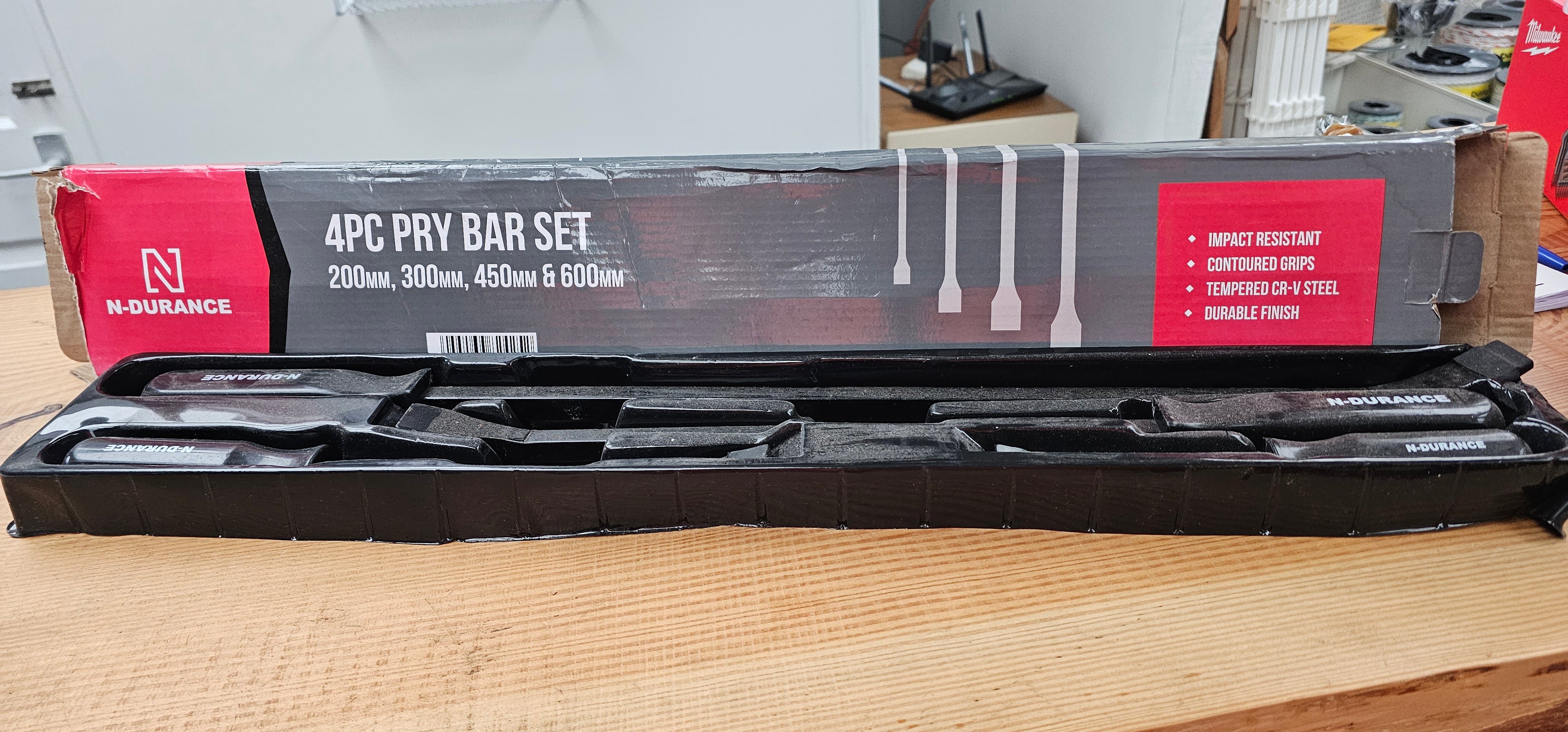4 piece pry bar set