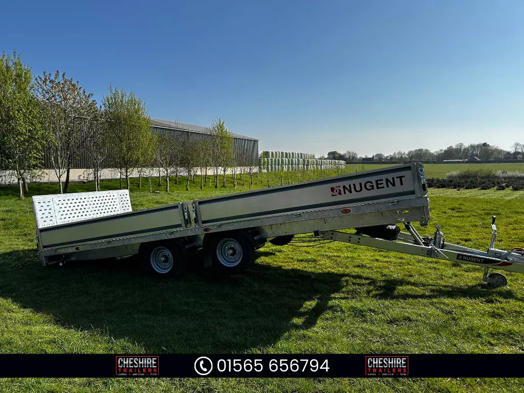 Nugent Tiltbed trailer  18'1" x 6'7" - 3,500 kg.  TB5520H