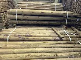 150–175mm x 3.1m Treated Deer Round Strainer Post